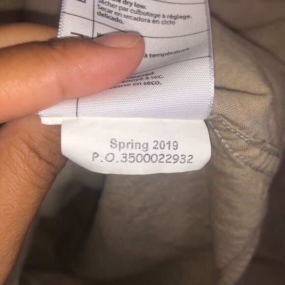 359. Carhartt Chambray relaxed fit long sleeve button down jacket size Large - Picture 8 of 9